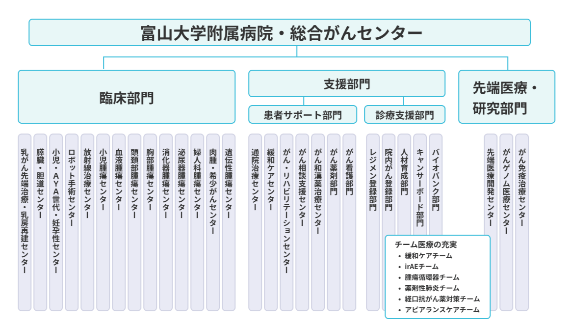 複雑化するがん診療――センターを細分化し専門的で高度な医療を実現する