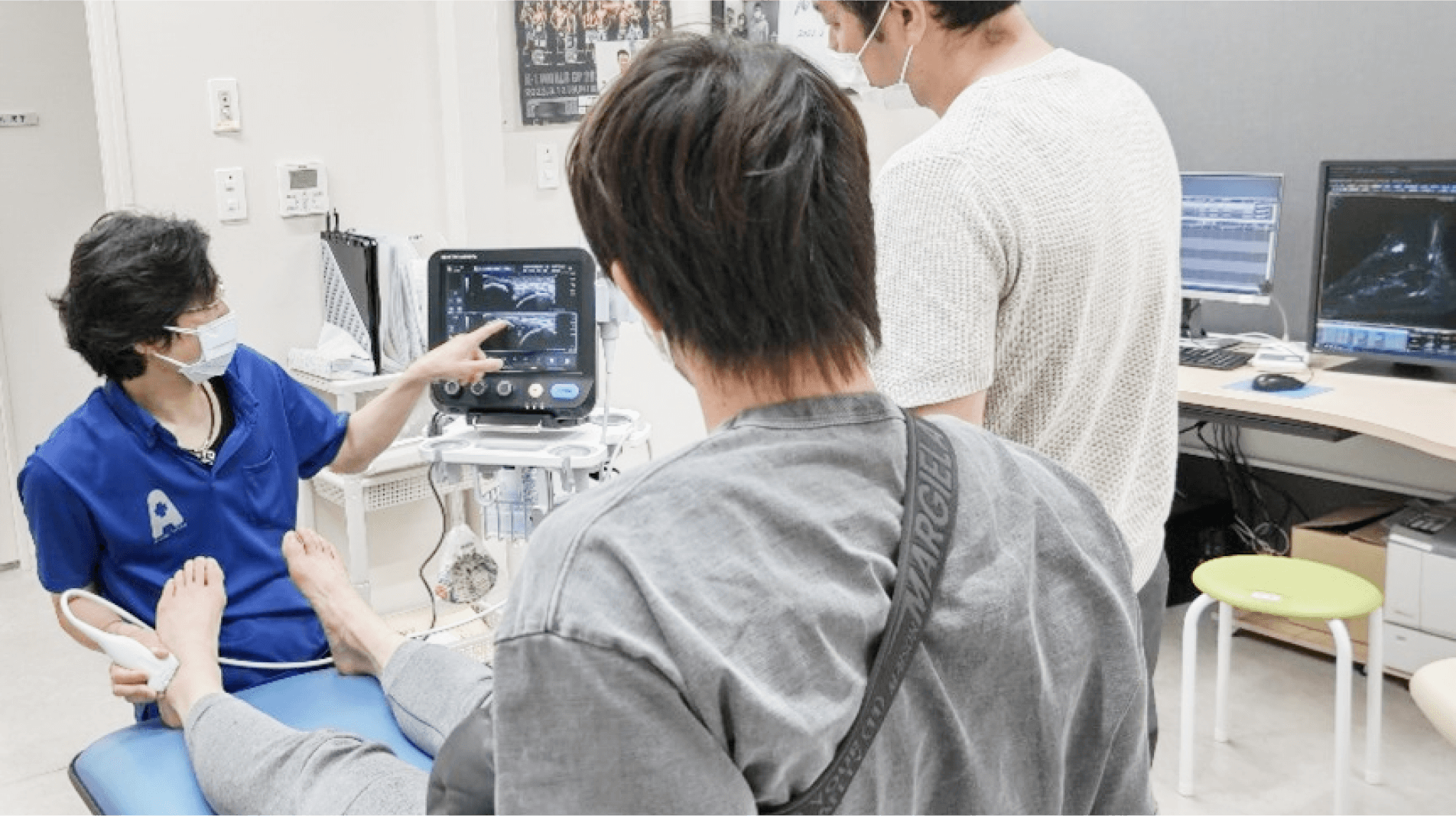 エコーを使った診断と病態に合わせた治療を提供