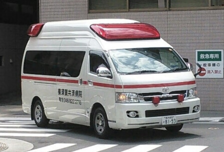ER（救急救命室）の強化と病院救急車の運用 年間2200件